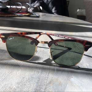 Ray-Ban Polarized Clubmaster Classic Sunglasses